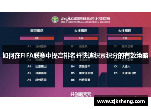 如何在FIFA联赛中提高排名并快速积累积分的有效策略